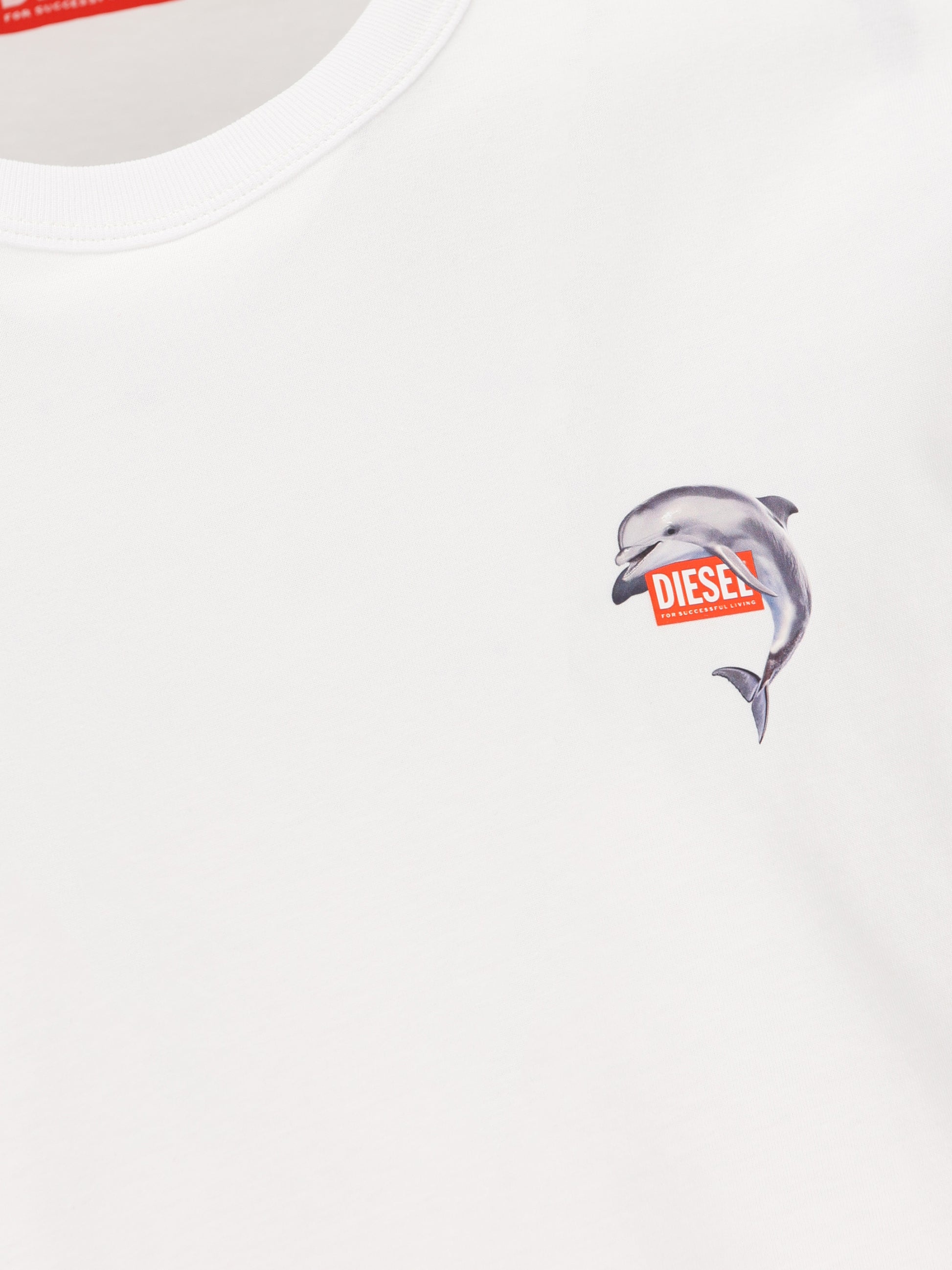 T-Shirt realizzata in cotone. A21652 0PLAT100 DIESEL 