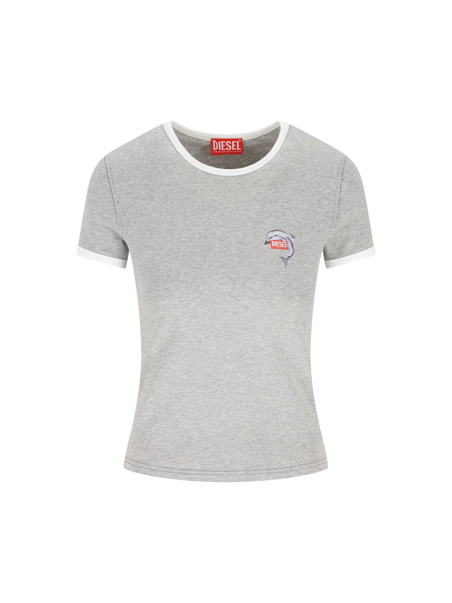 T-Shirt realizzata in cotone ed elastan. A21917 0QHHA9CB DIESEL 