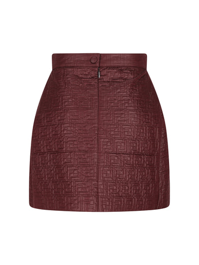 Gonna realizzata in nylon trapuntato. FAB407 AT9CF1UKF FENDI 