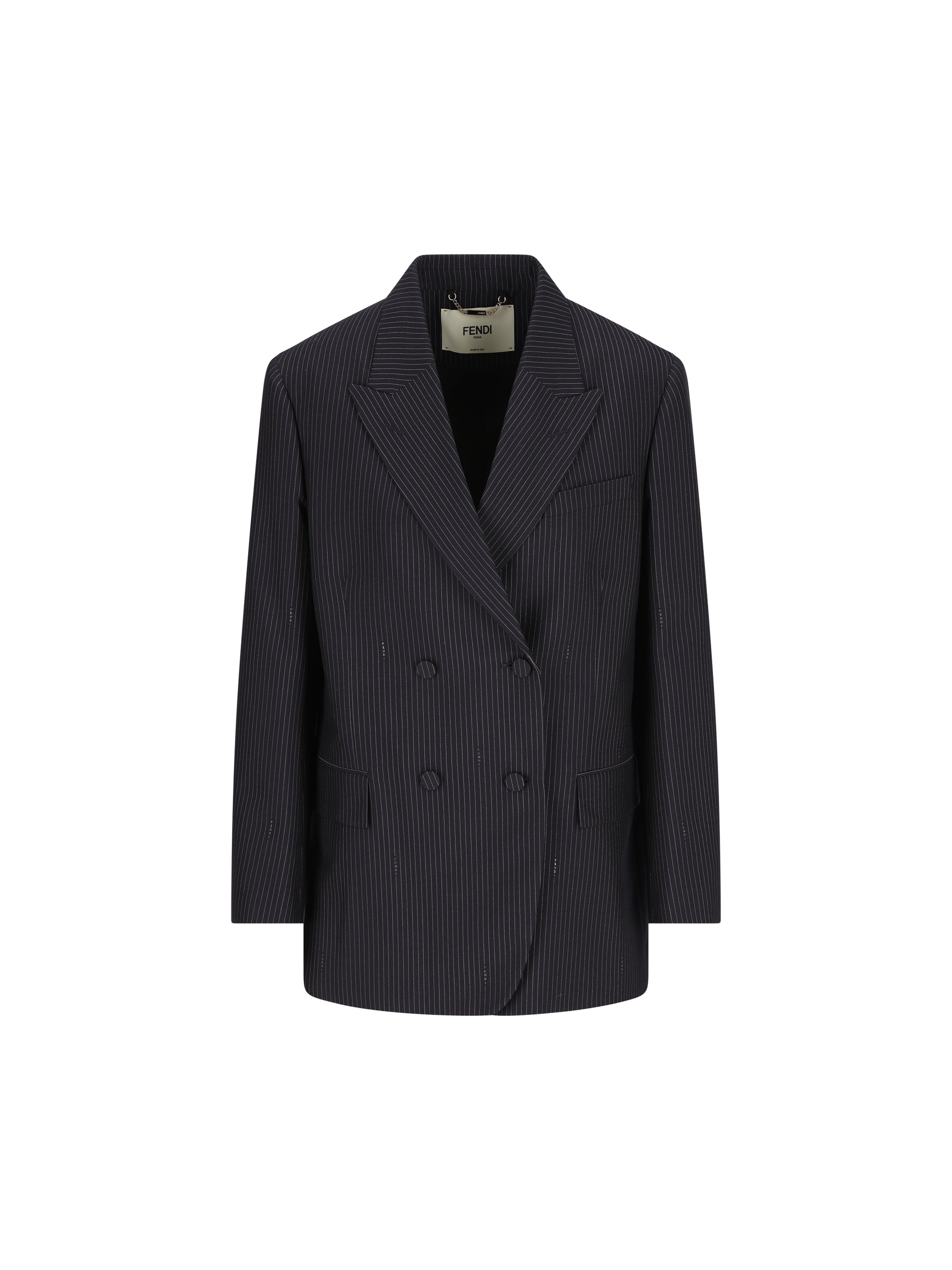 Blazer doppiopetto in lana. FJ7685 AW7IF0QG3 FENDI 