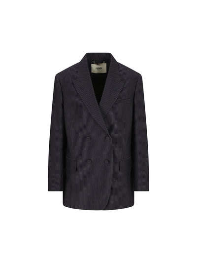 Blazer doppiopetto in lana. FJ7685 AW7IF0QG3 FENDI 