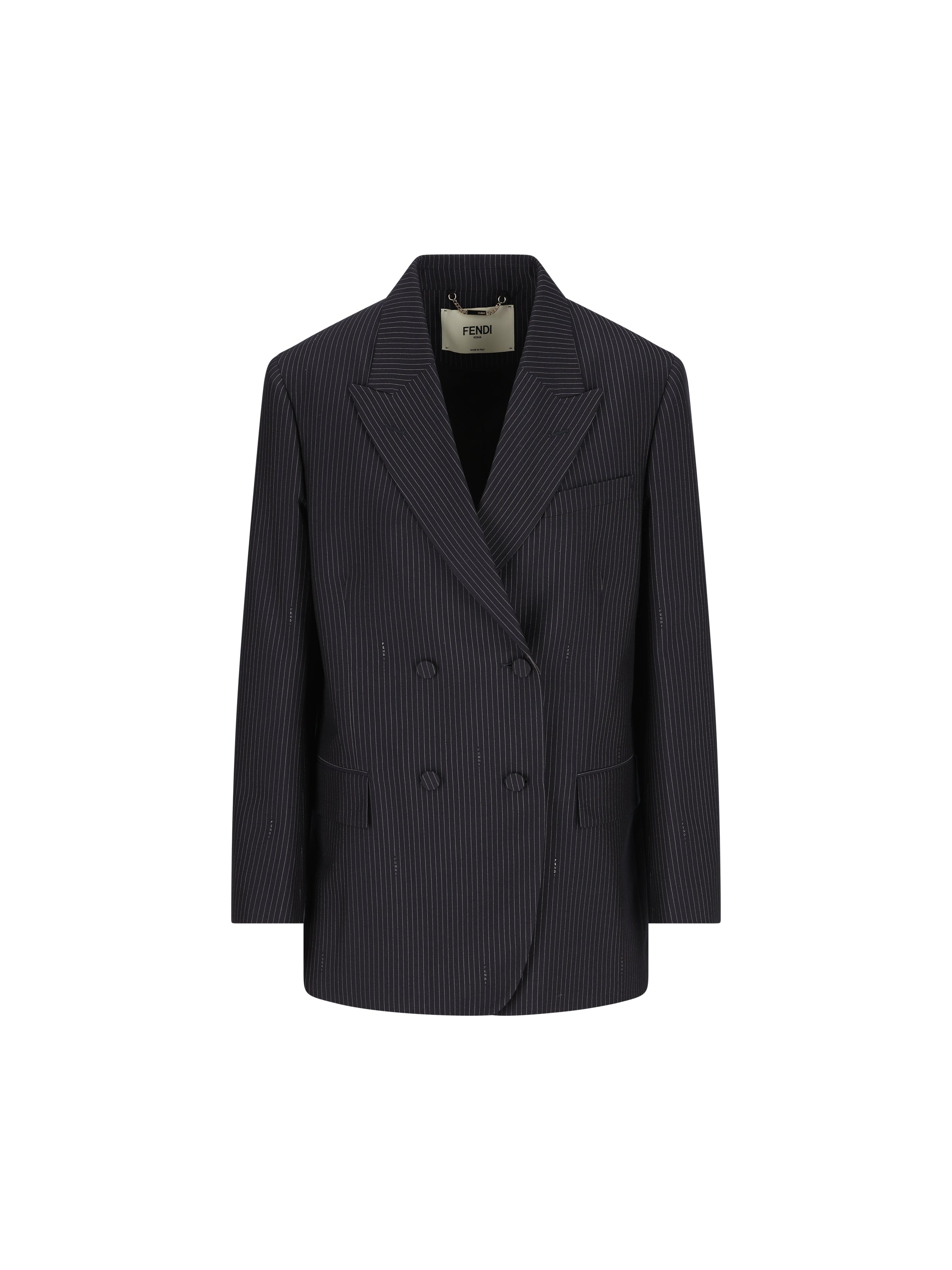 Blazer doppiopetto in lana. FJ7685 AW7IF0QG3 FENDI 