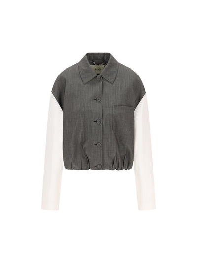 Giacca realizzata in misto viscosa e lana. FJ7713 AW7UF0W1L FENDI 