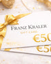 gift card FKGIFT CARDFK FRANZ KRALER 