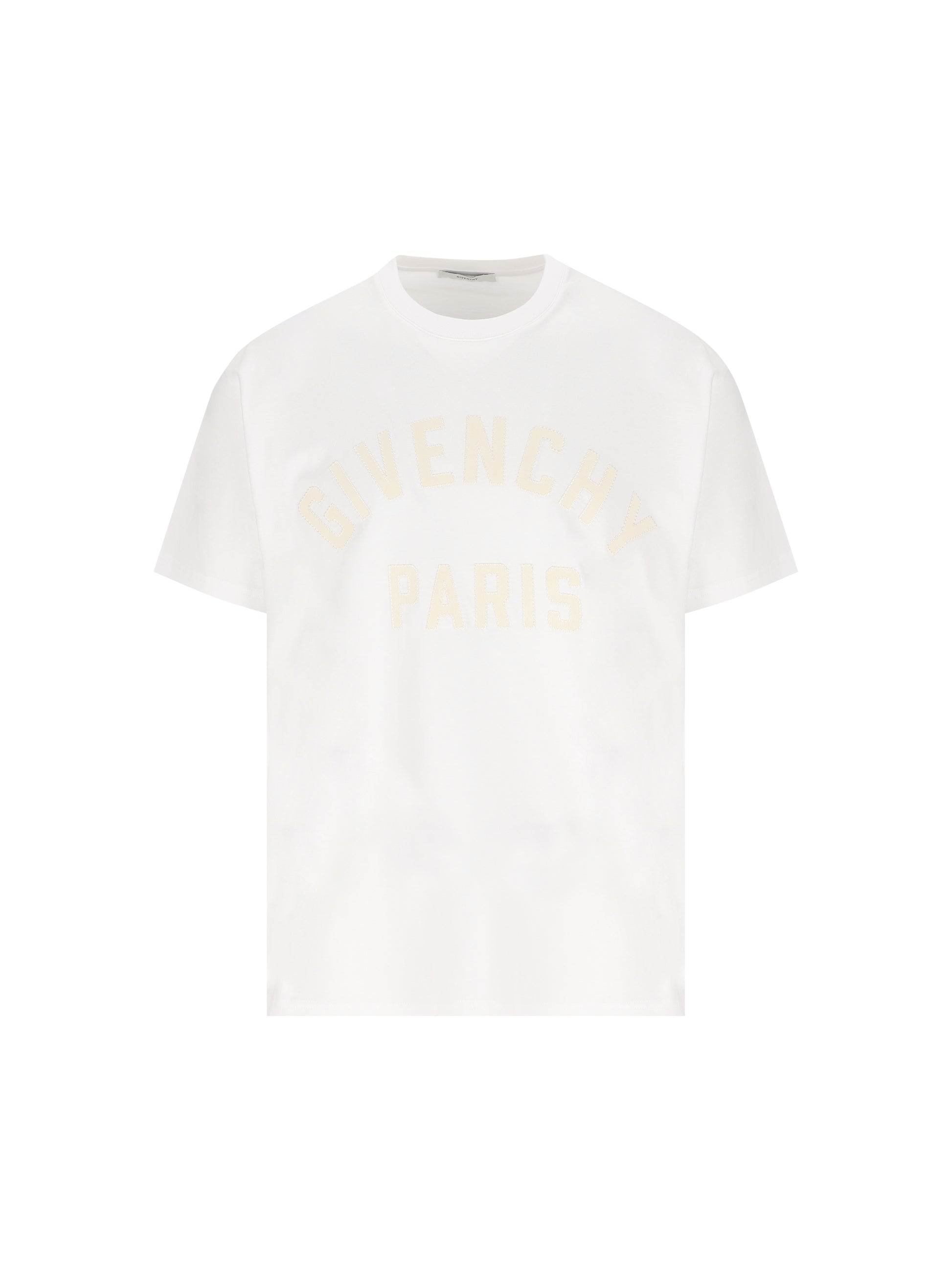 T-shirt GIVENCHY Paris in cotone bianco BM71NK3YRS 100 GIVENCHY 