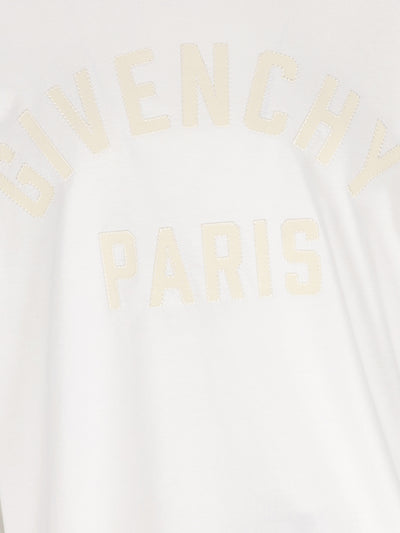 T-shirt GIVENCHY Paris in cotone bianco BM71NK3YRS 100 GIVENCHY 