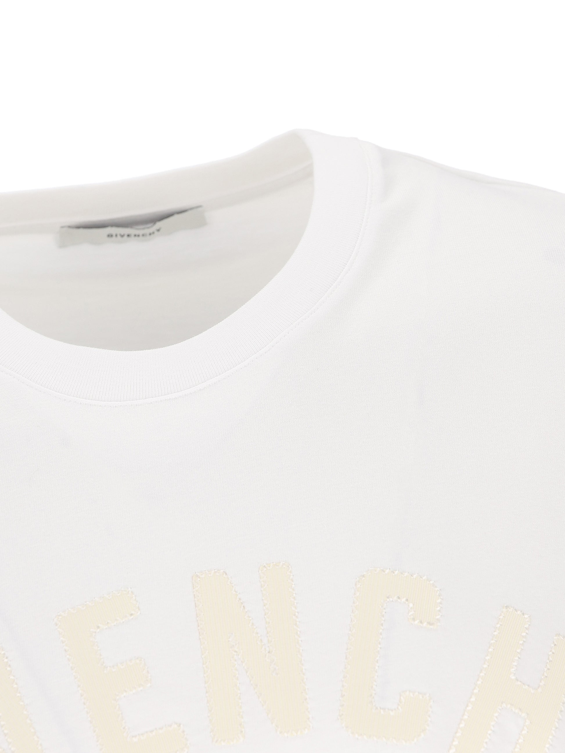 T-shirt GIVENCHY Paris in cotone bianco BM71NK3YRS 100 GIVENCHY 