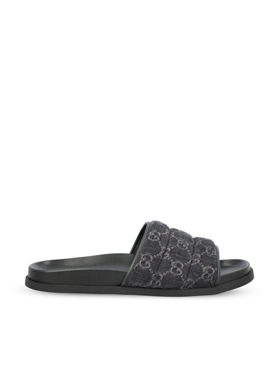 Sandalo realizzato in denim. 838089 FAFPY8473 GUCCI 