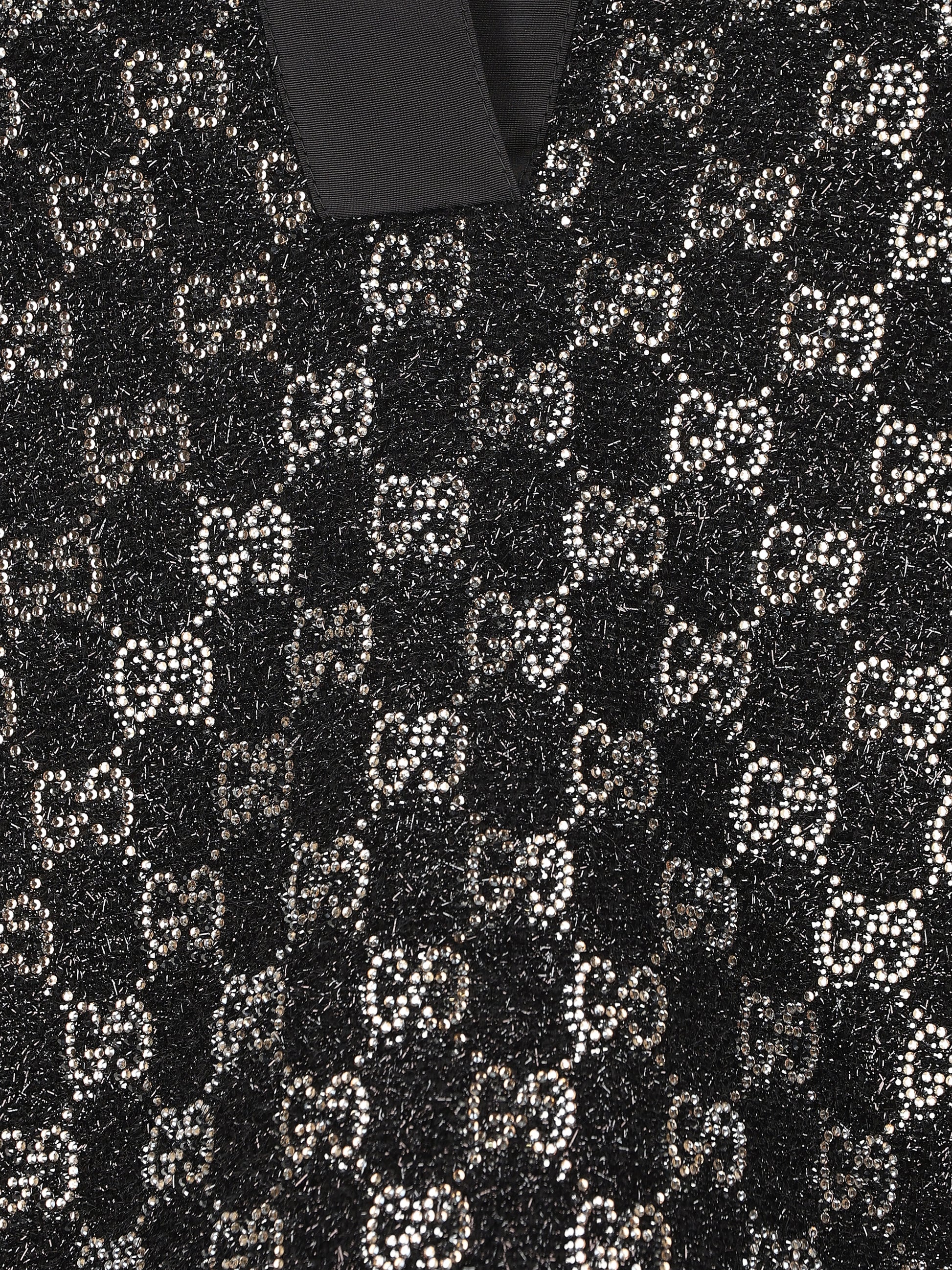 Maglia realizzata in viscosa e fibra metallizzata. 846682 ZARWY1000 GUCCI 