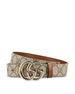 Cintura reversibile realizzata in tessuto e pelle. 847131 FAFCN9755 GUCCI 