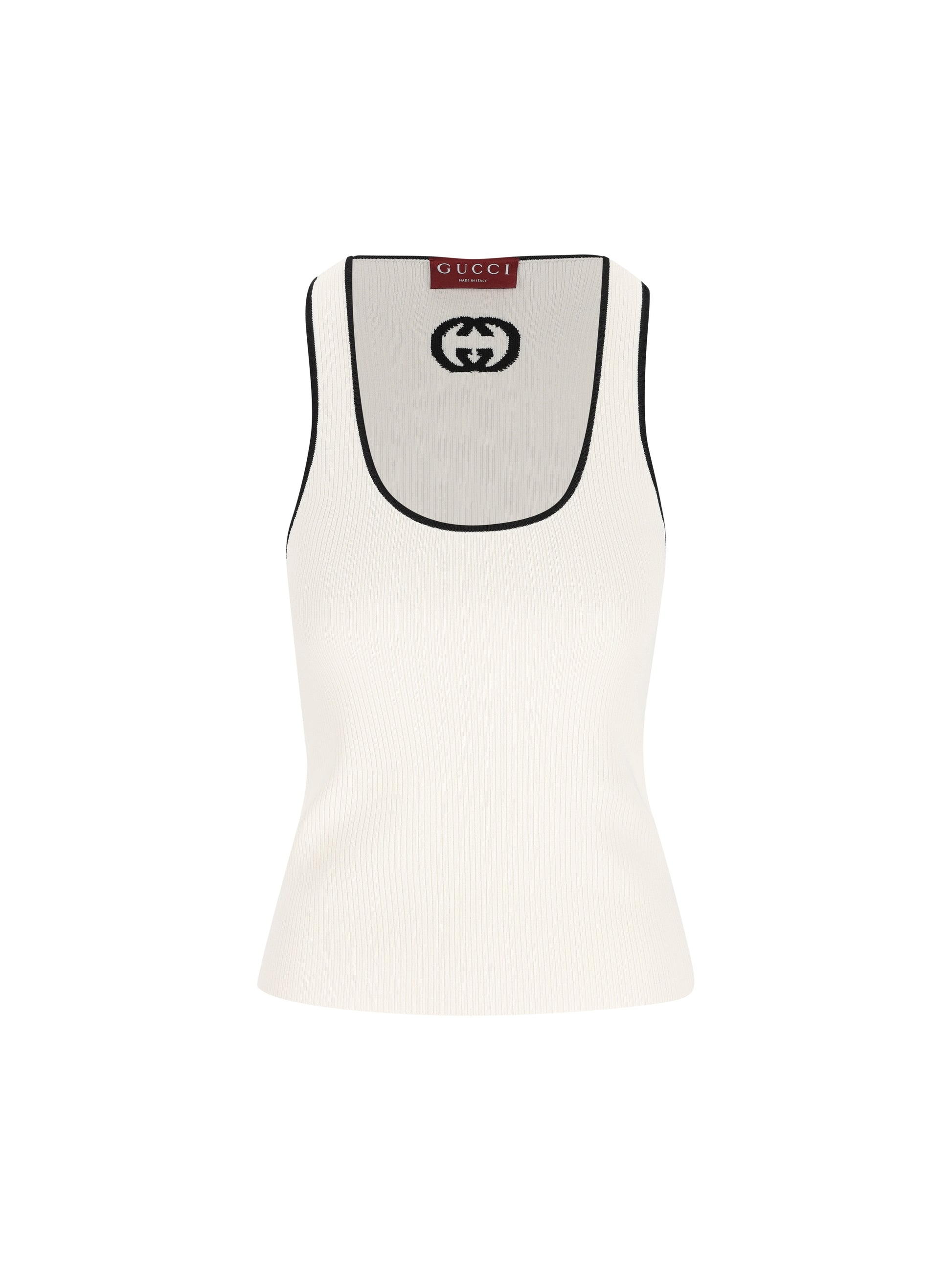 Canotta realizzata in viscosa e poliestere. 852456 XKFCZ9232 GUCCI 