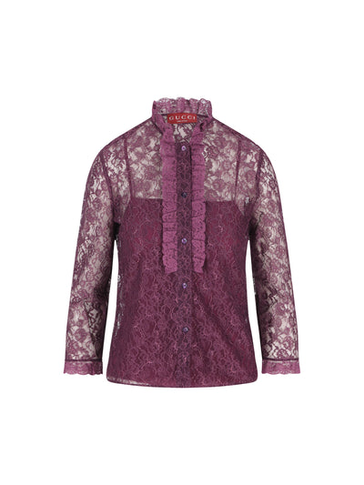 Camicia realizzata in pizzo<BR/> 854518 ZAUMU5533 GUCCI 