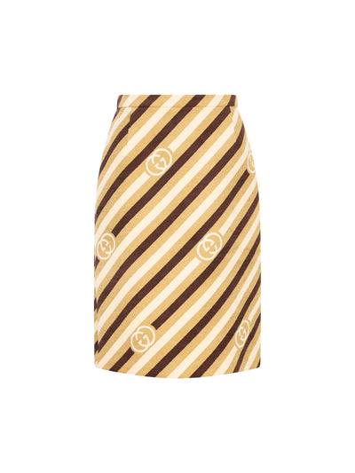 Gonna realizzata in ciniglia di velluto. 854626 ZAUMT2006 GUCCI 