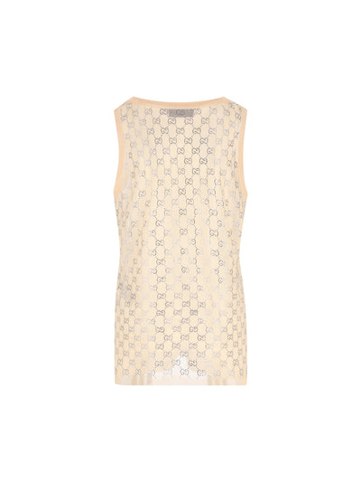 Top realizzato in seta. 856134 XKFC55012 GUCCI 