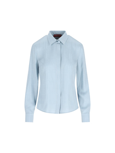 Camicia realizzata in seta. 858623 ZAT904870 GUCCI 
