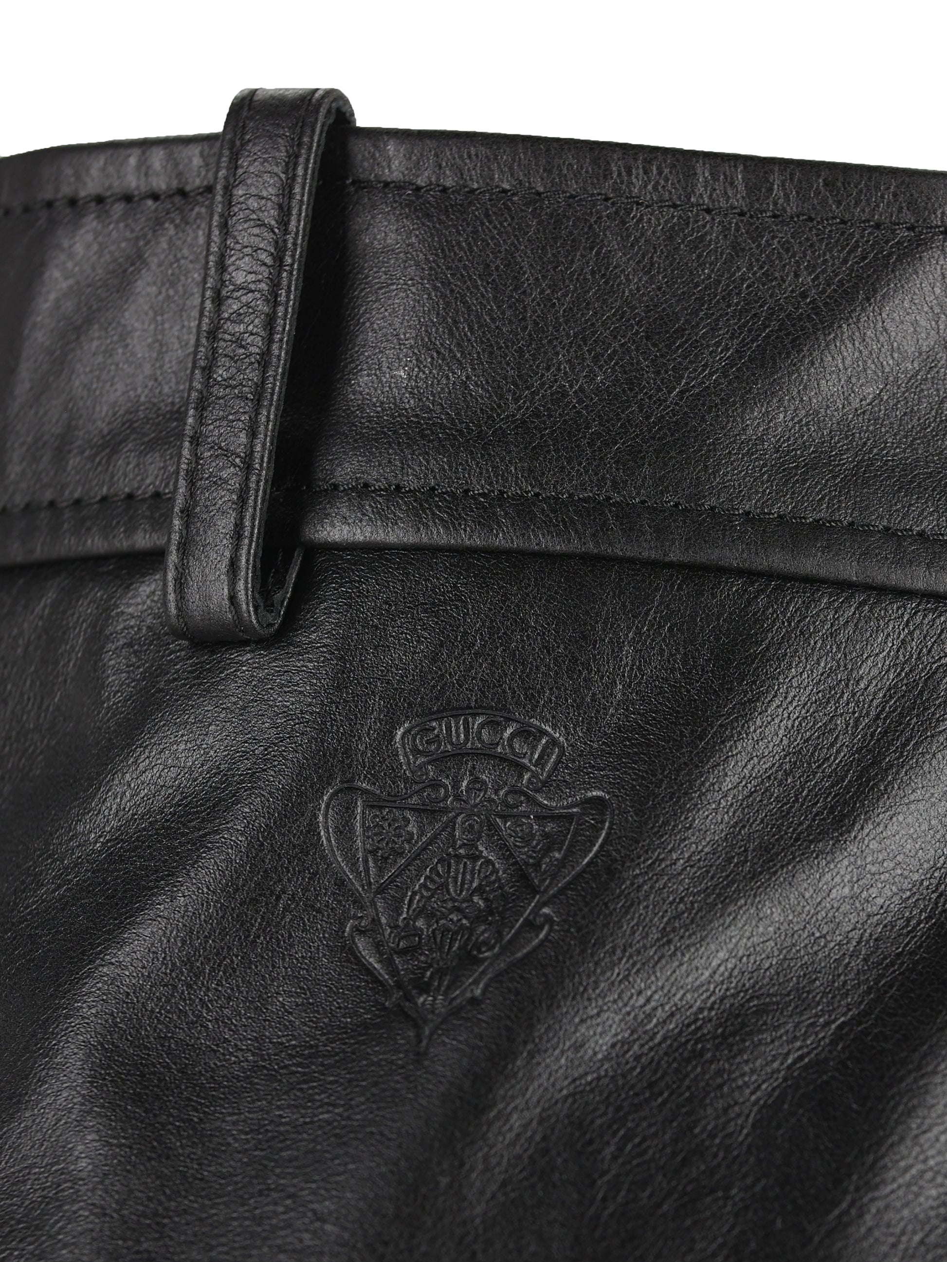 Minigonna realizzata in pelle. 860694 XNA6E1000 GUCCI 