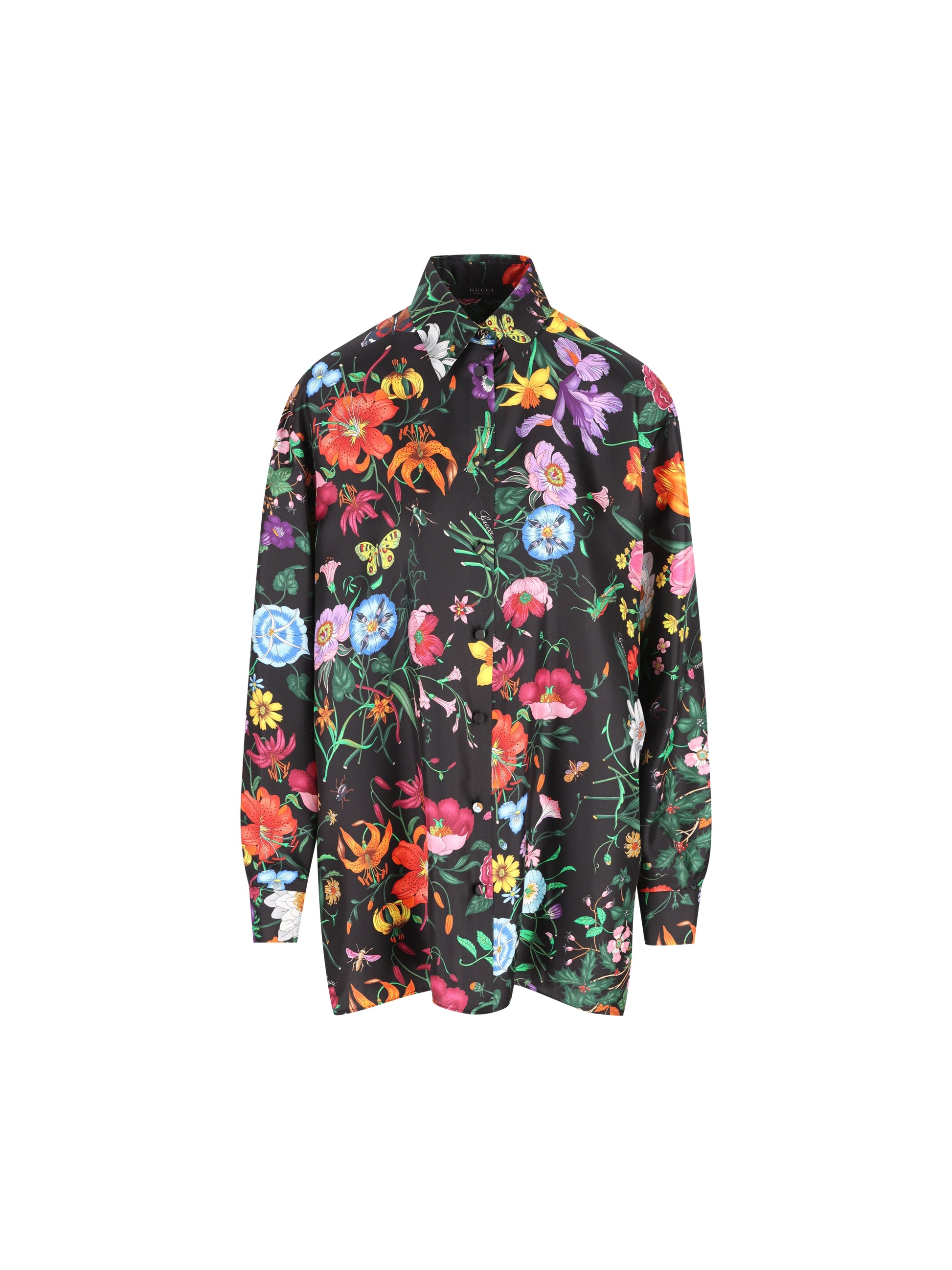 Camicia realizzata in seta. 864570 ZAUU81066 GUCCI 
