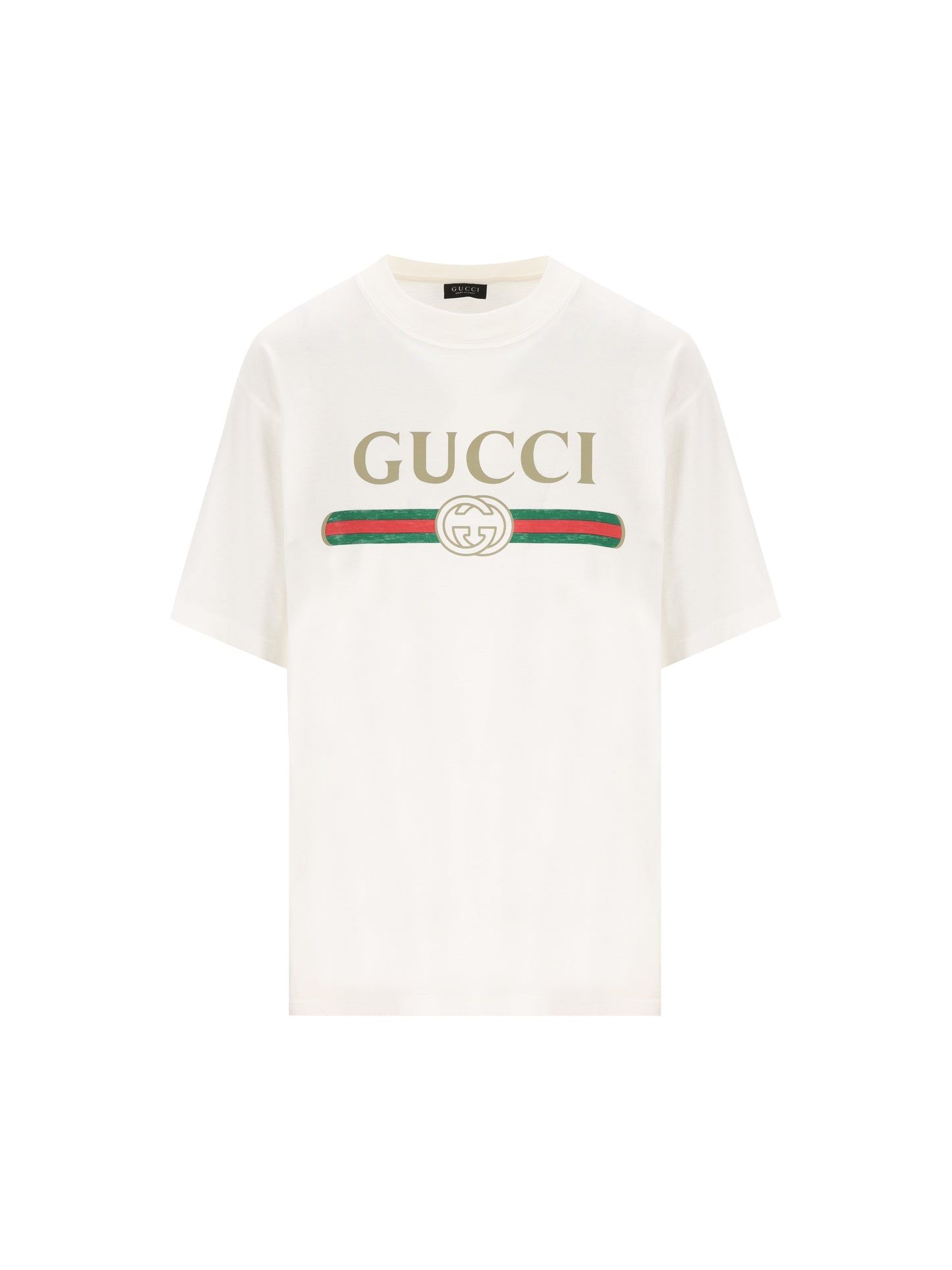 T-Shirt realizzata in cotone e seta. 865015 XJHUF9280 GUCCI 