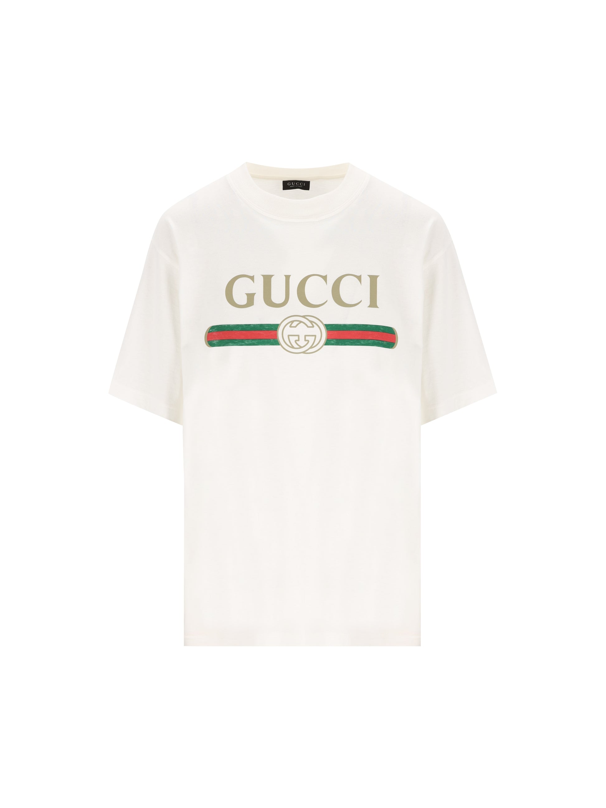 T-Shirt realizzata in cotone e seta. 865015 XJHUF9280 GUCCI 