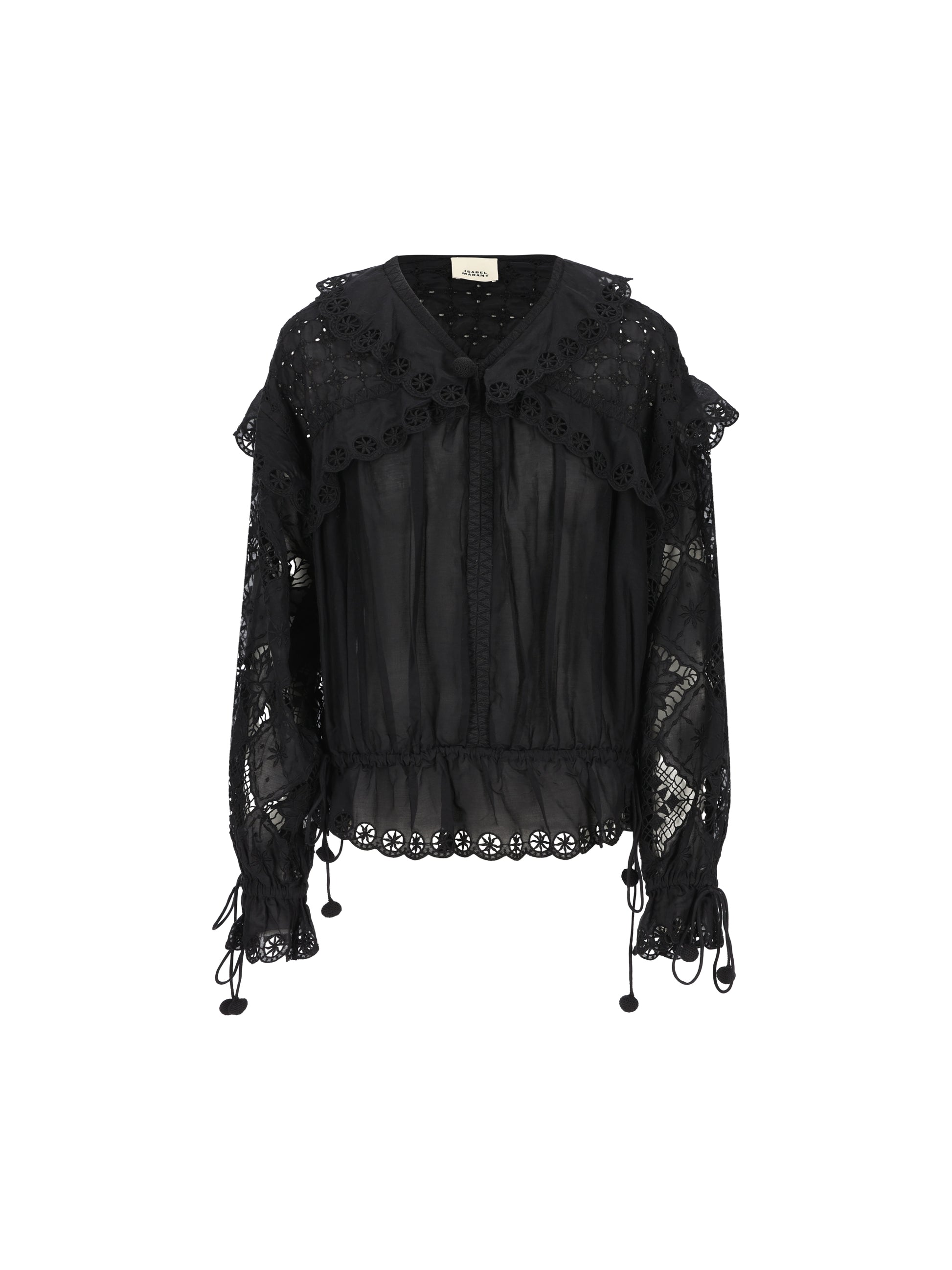 Camicia realizzata in camicia e seta. 26EHT0886FA-D2J17I 01BK ISABEL MARANT 