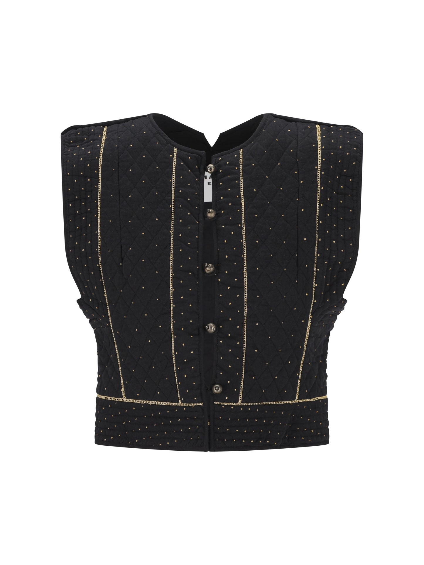 Gilet realizzato in cotone. 26PGI0078FA-D1J03E 01BK ISABEL MARANT 