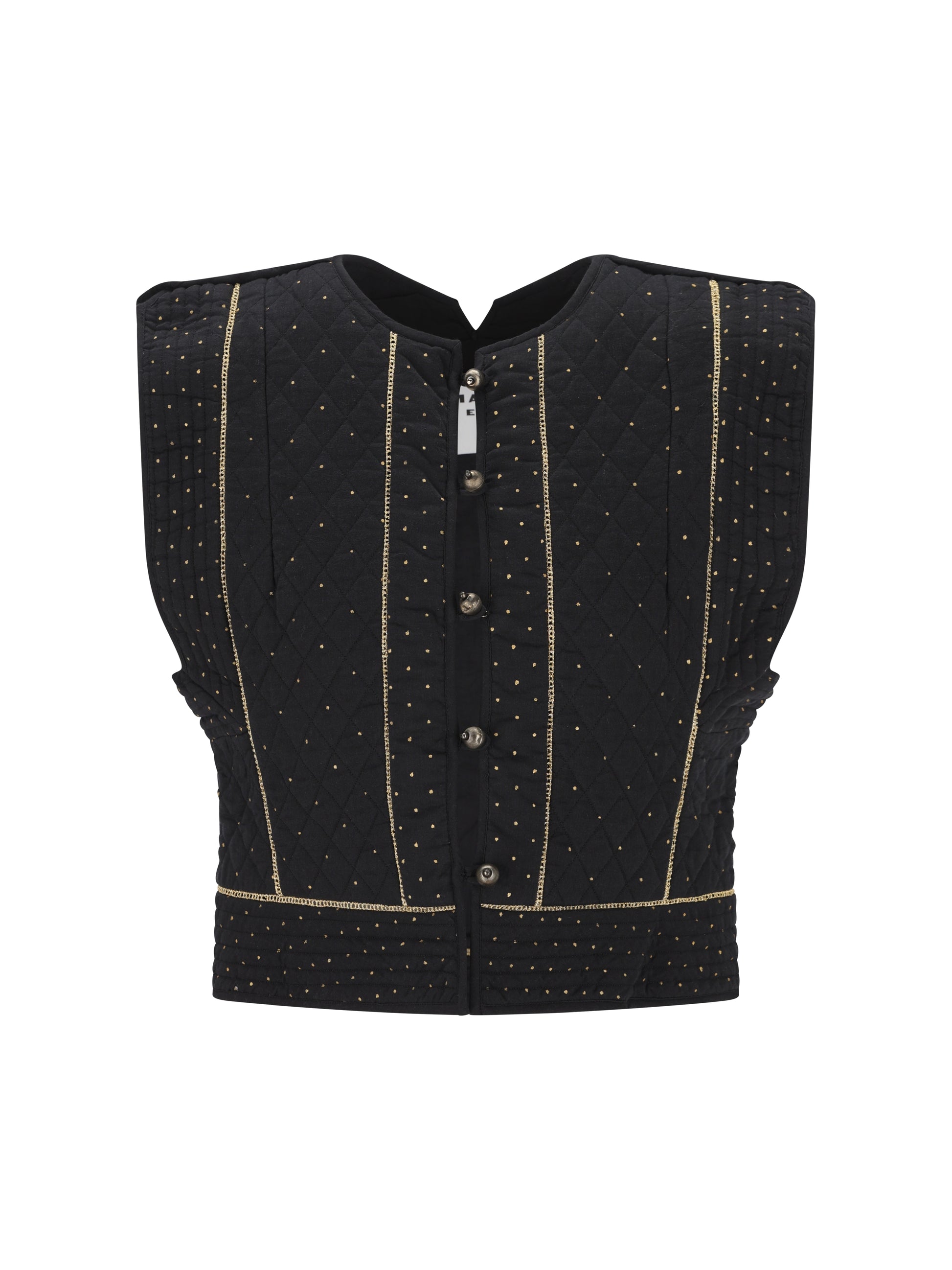 Gilet realizzato in cotone. 26PGI0078FA-D1J03E 01BK ISABEL MARANT 
