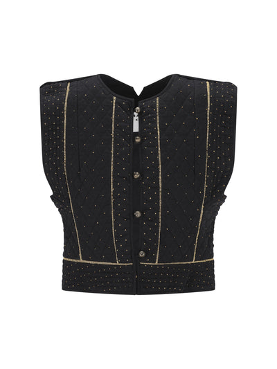 Gilet realizzato in cotone. 26PGI0078FA-D1J03E 01BK ISABEL MARANT 