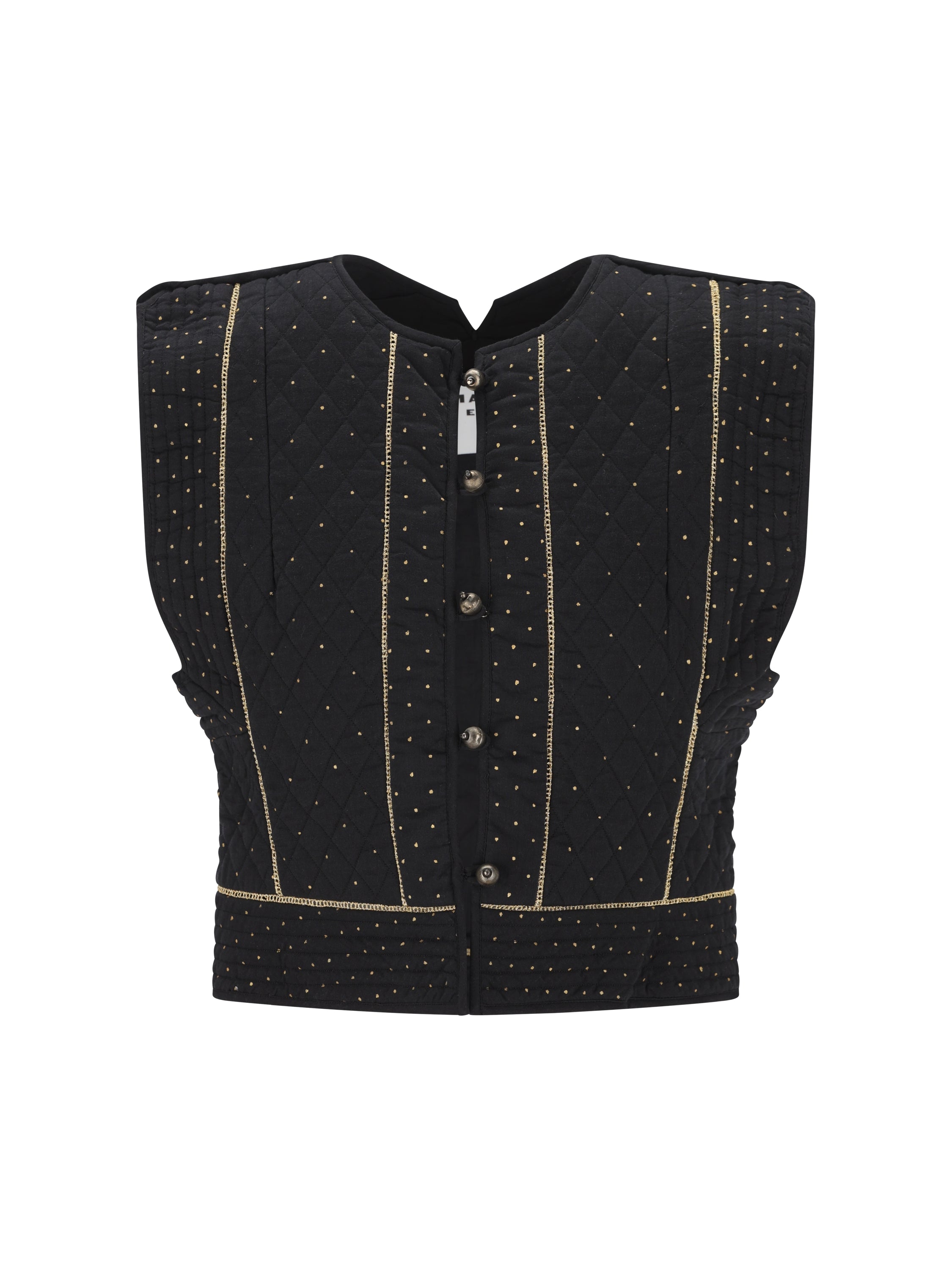 Gilet realizzato in cotone. 26PGI0078FA-D1J03E 01BK ISABEL MARANT 