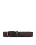 Cintura realizzata in pelle conciata al vegetale. LBMAYBRO B10-100590 LA BOUCLE 