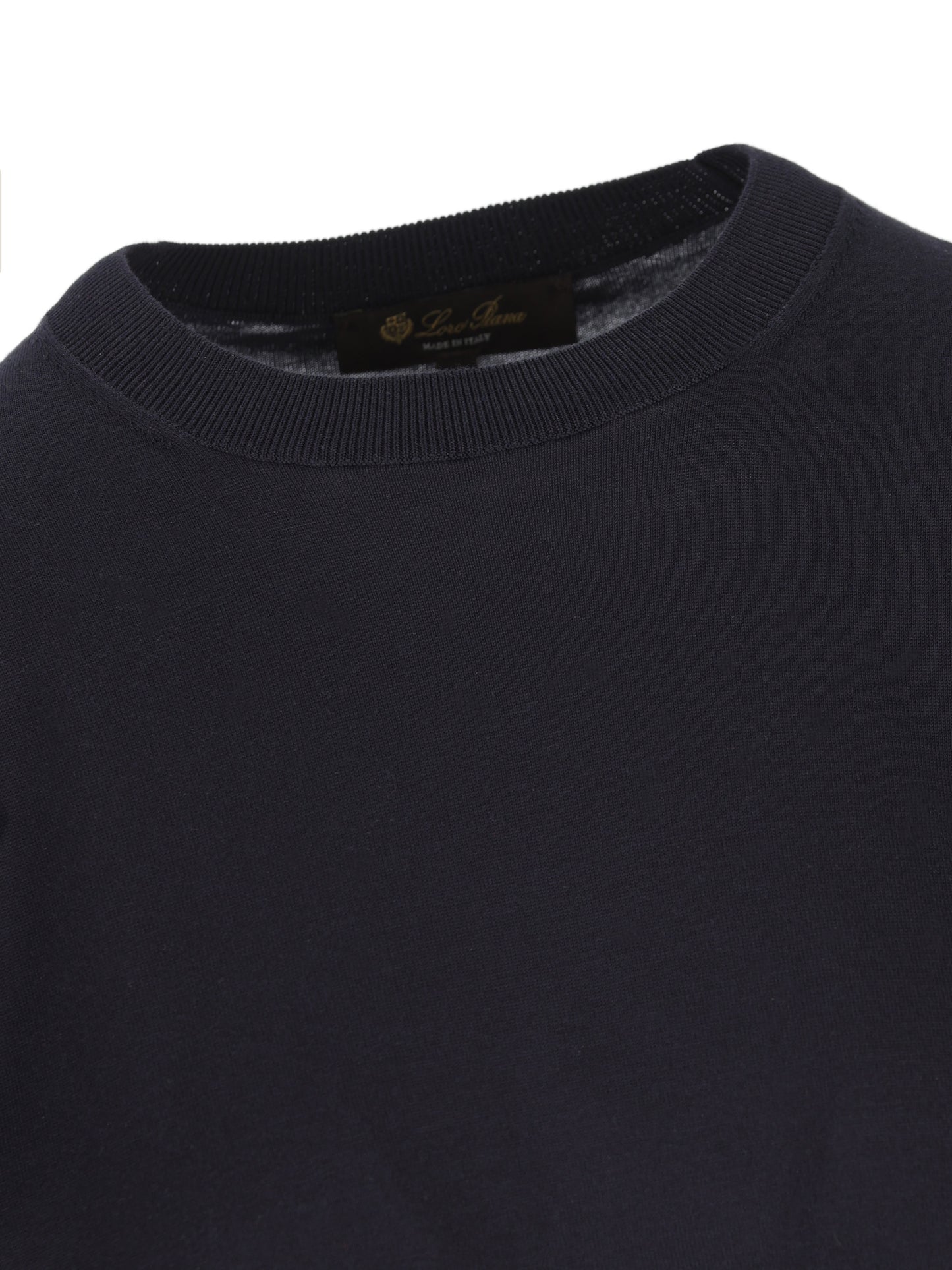 Girocollo realizzato in cotone. FAQ8157 W000 LORO PIANA 