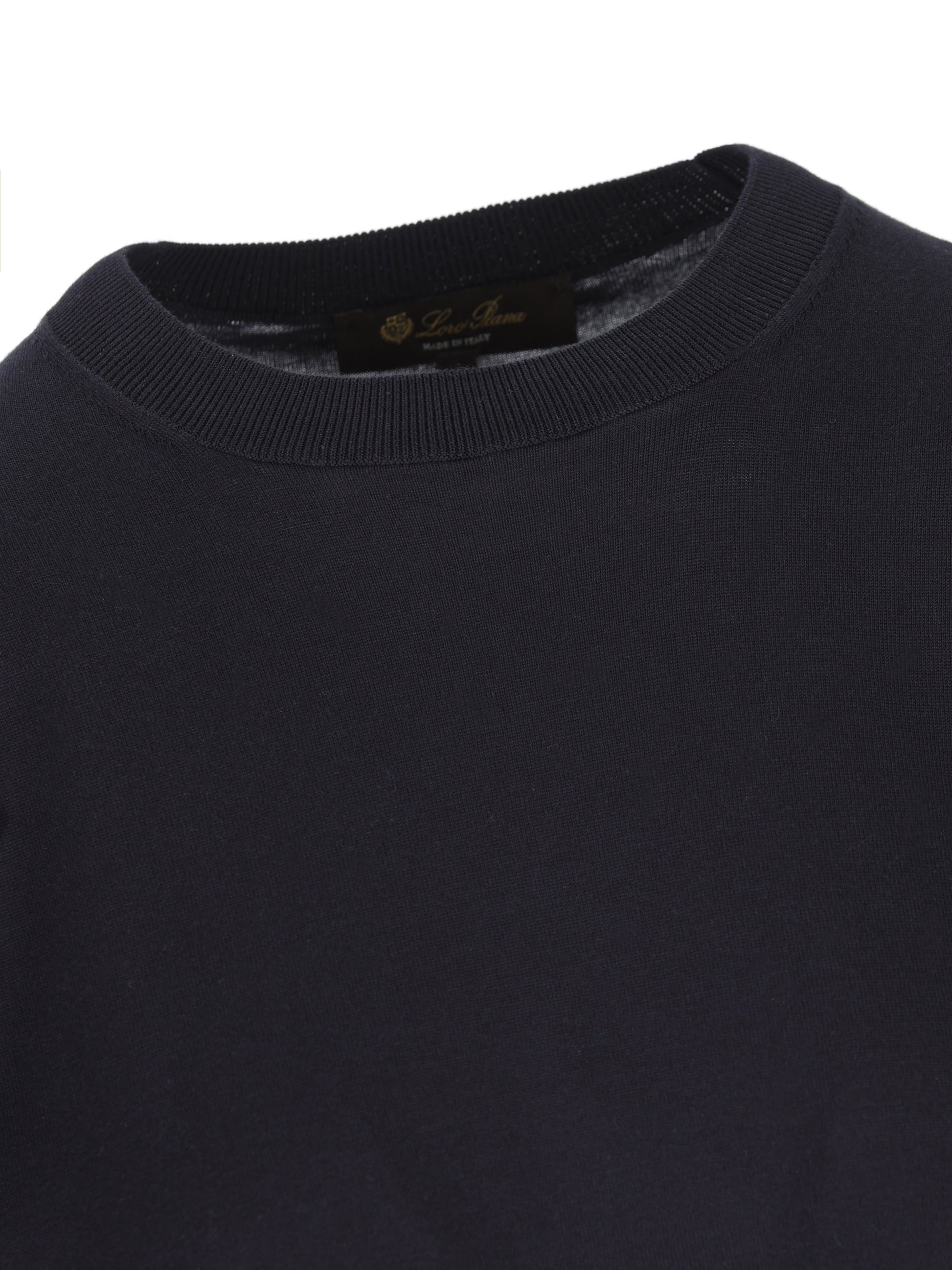 Girocollo realizzato in cotone. FAQ8157 W000 LORO PIANA 