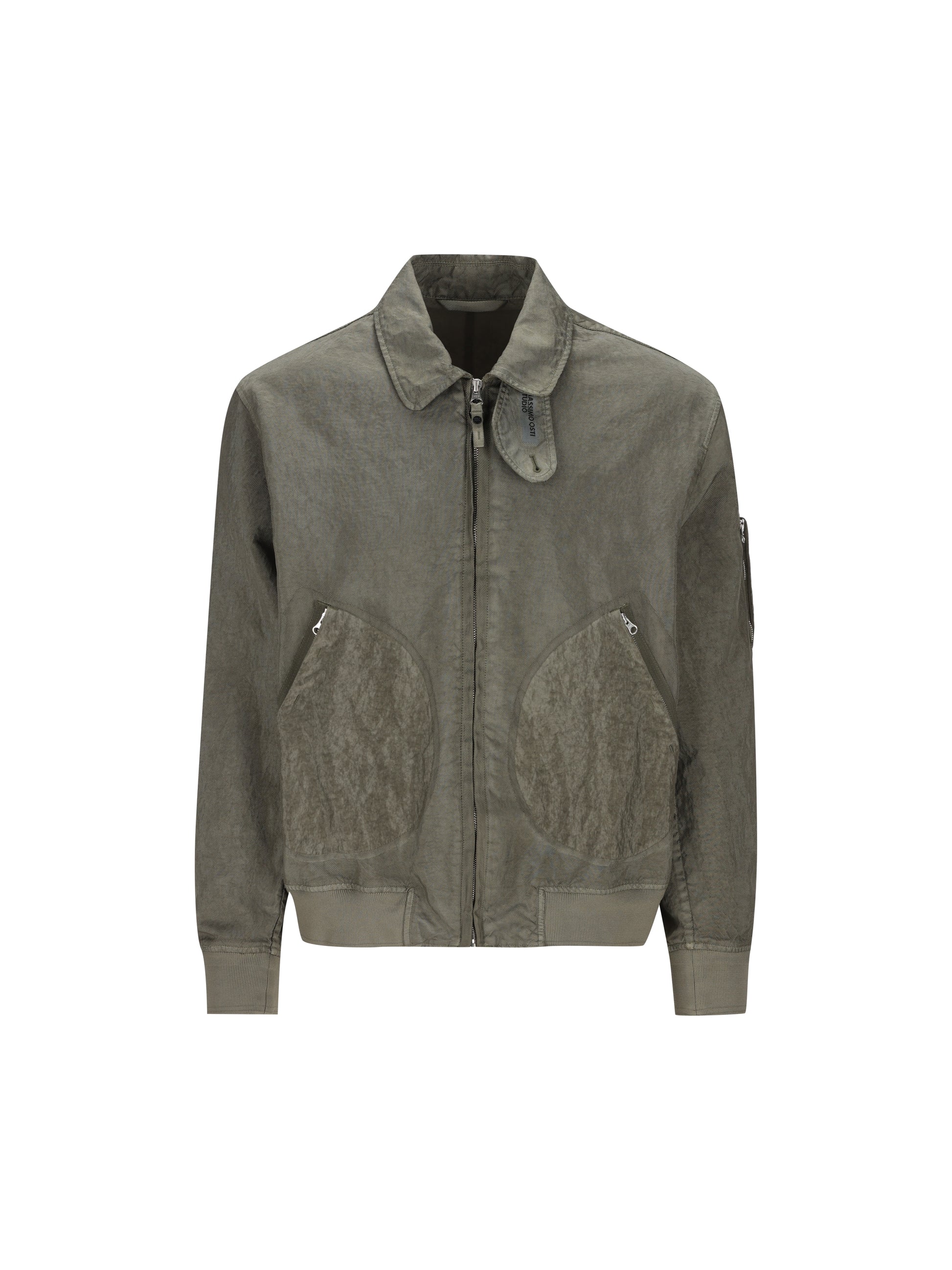 Giacca realizzata in poliammide e seta. 20MMOW205A 110504G674 MASSIMO OSTI STUDIO 