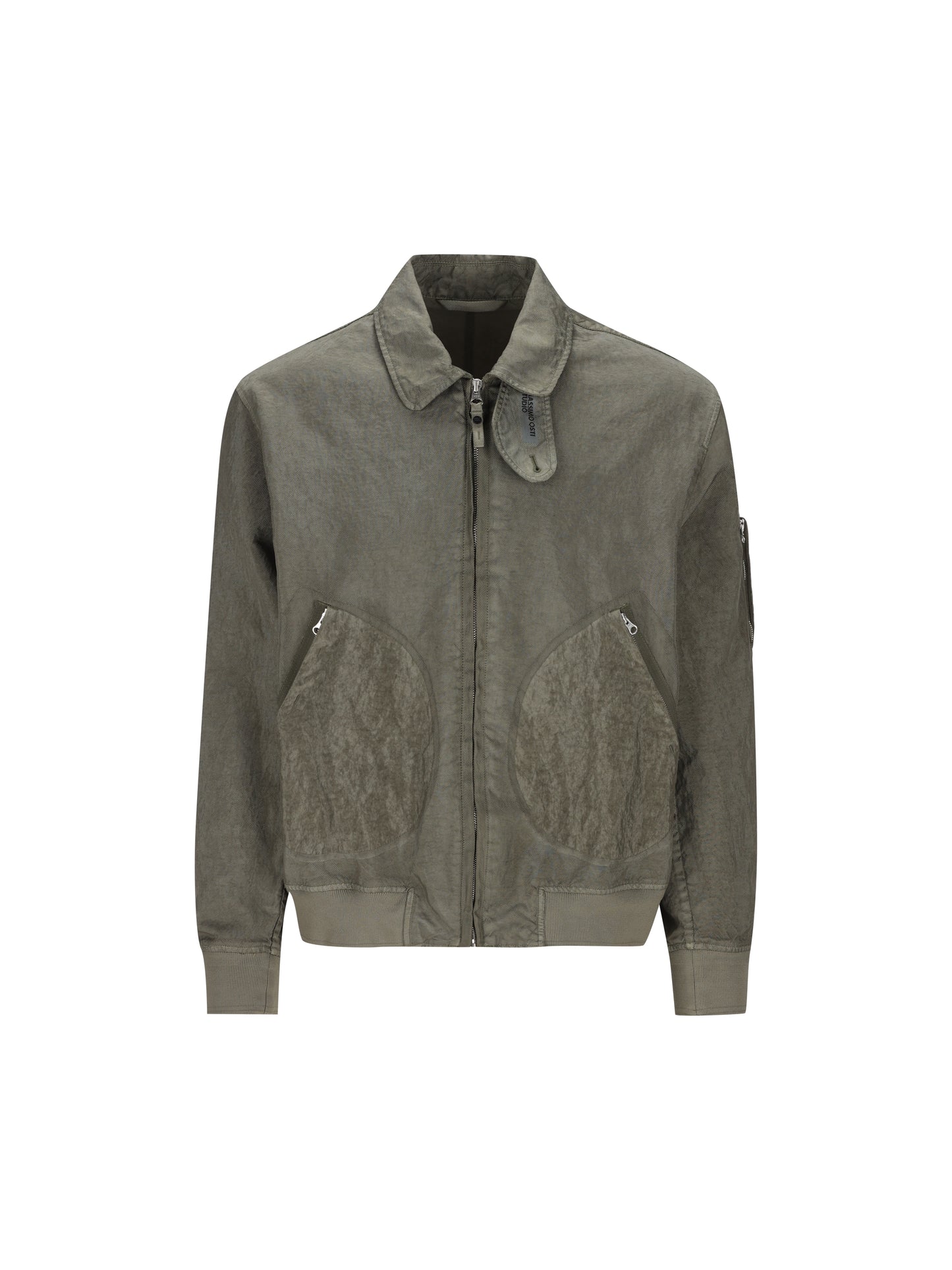 Giacca realizzata in poliammide e seta. 20MMOW205A 110504G674 MASSIMO OSTI STUDIO 