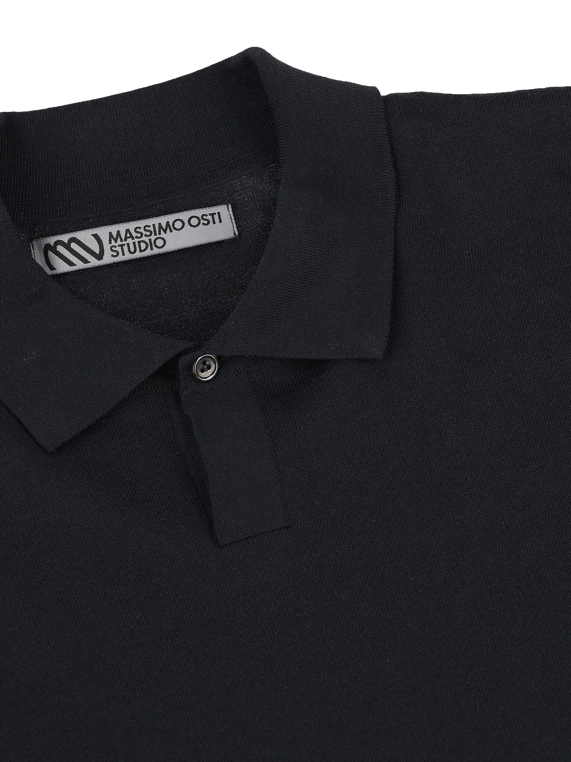 Polo realizzata in cotone. MKN107A11 0683A888 MASSIMO OSTI STUDIO 