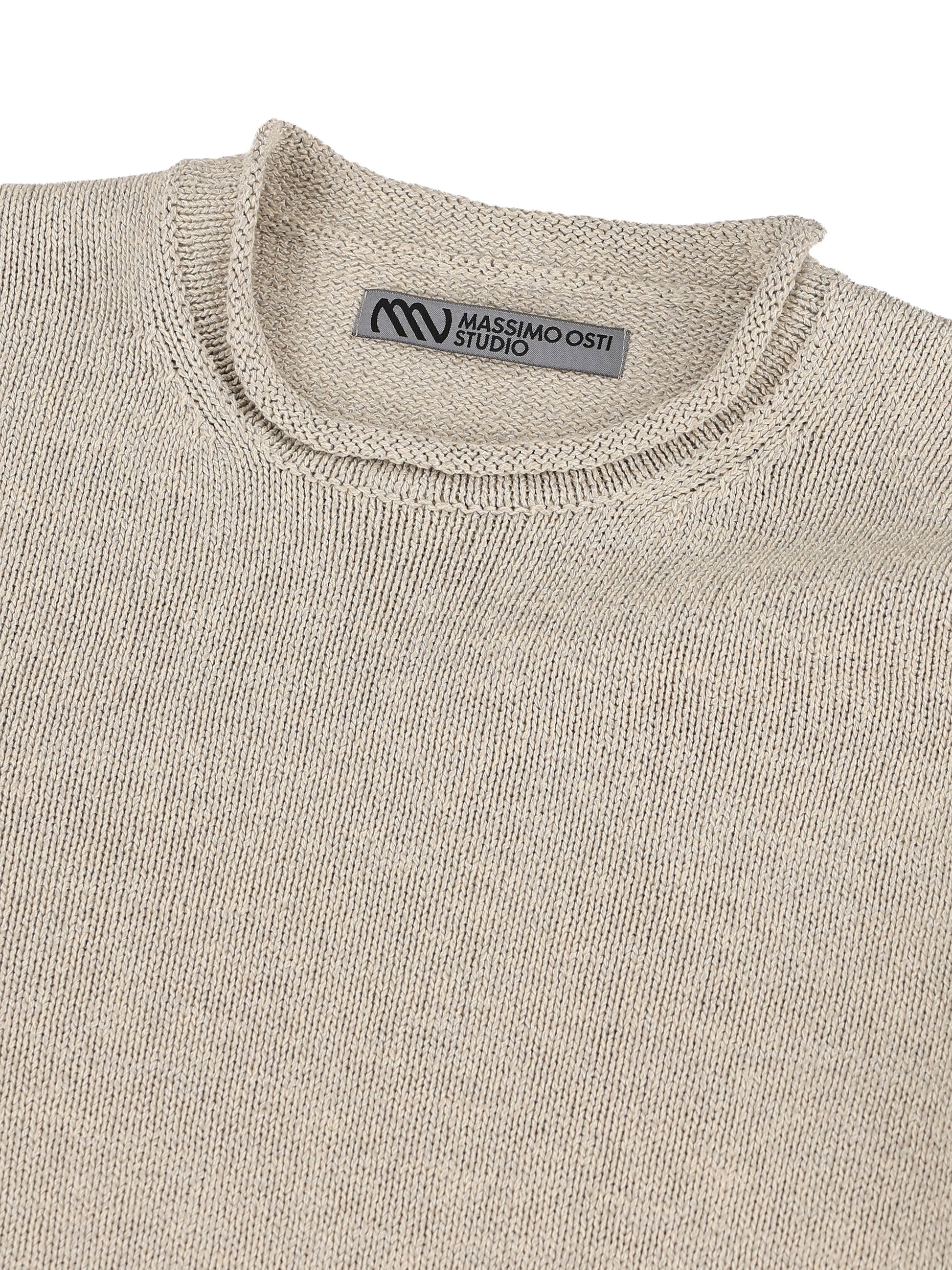 Maglia realizzata in cotone. MKN303A11 0707G310 MASSIMO OSTI STUDIO 