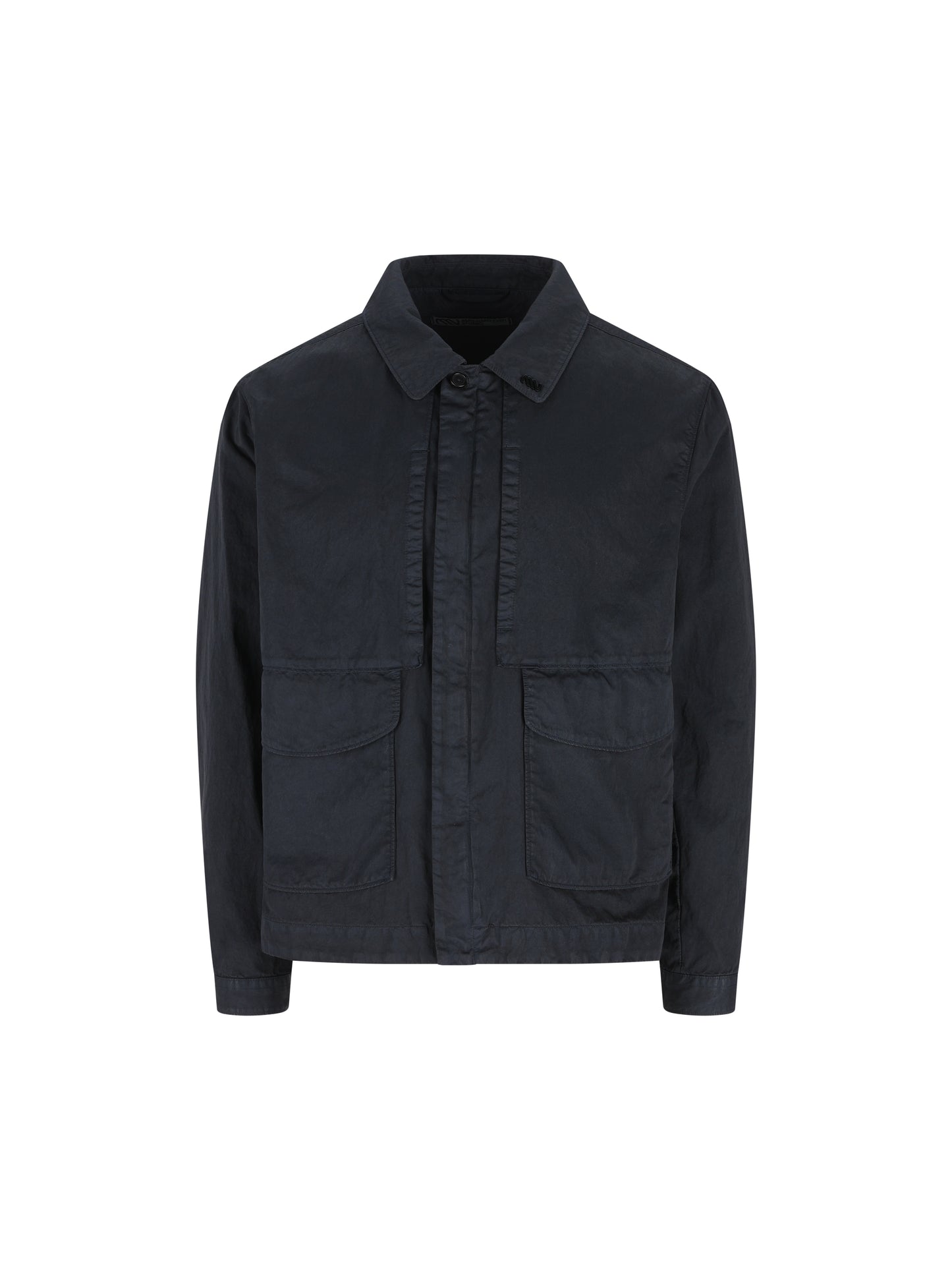 Overshirt realizzata in cotone e poliammide. MOS102A11 0500G888 MASSIMO OSTI STUDIO 