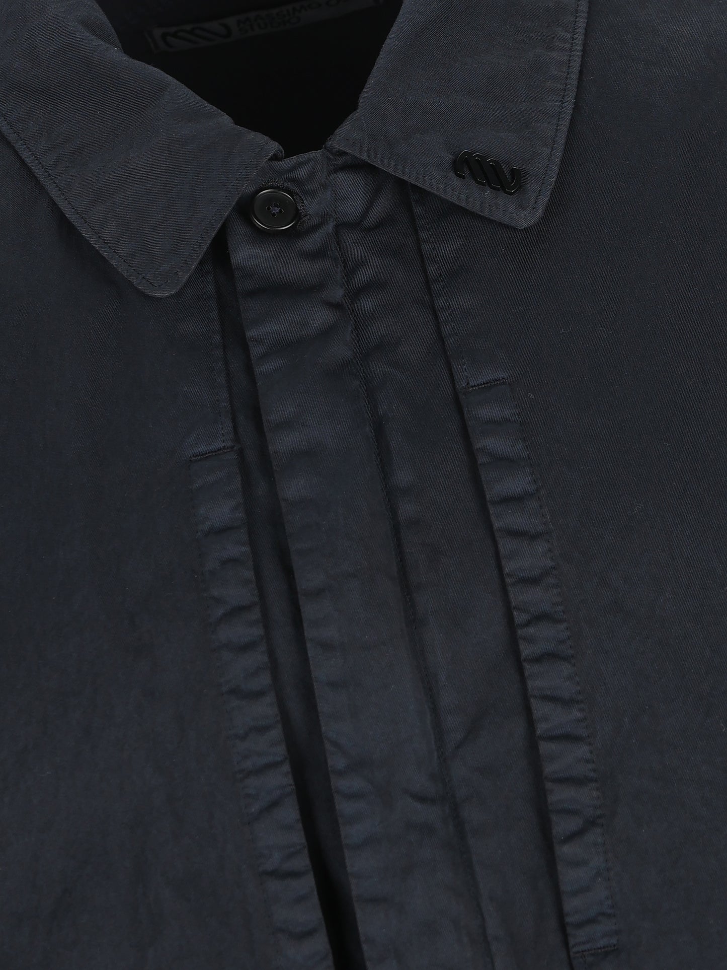 Overshirt realizzata in cotone e poliammide. MOS102A11 0500G888 MASSIMO OSTI STUDIO 