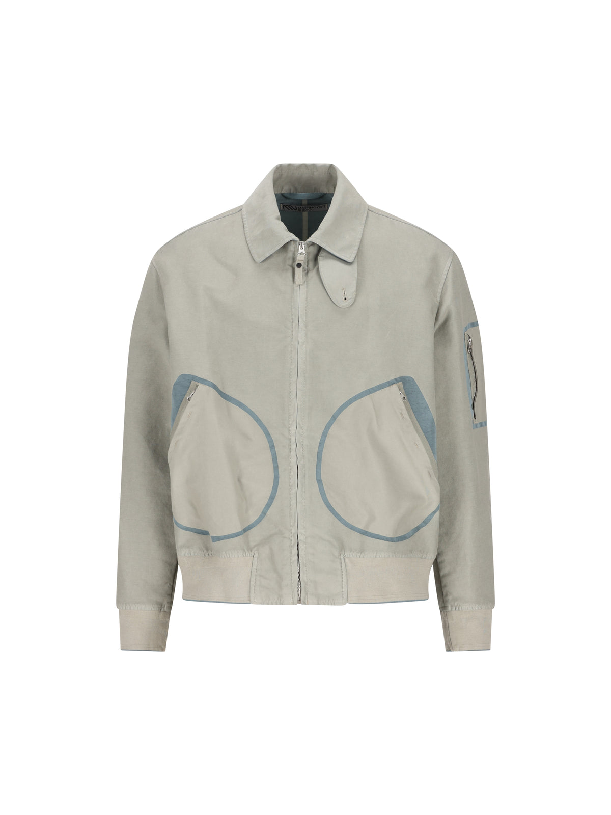 Giacca realizzata in poliammide e cotone. MOW201A11 0686G904 MASSIMO OSTI STUDIO 