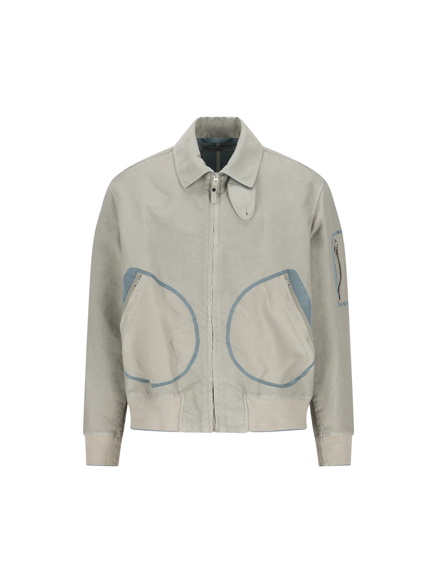 Giacca realizzata in poliammide e cotone. MOW201A11 0686G904 MASSIMO OSTI STUDIO 