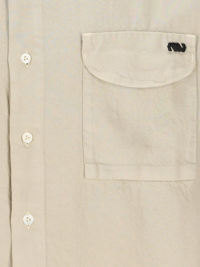 Camicia realizzata in lana vergine e cotone. MSH302A11 0638O310 MASSIMO OSTI STUDIO 