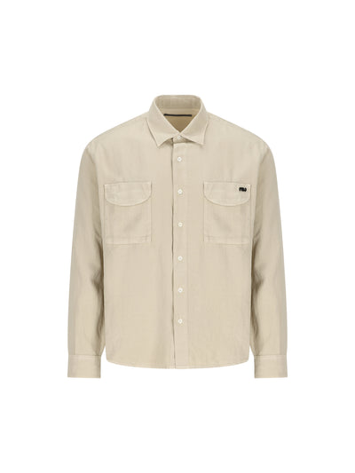 Camicia realizzata in lana vergine e cotone. MSH302A11 0638O310 MASSIMO OSTI STUDIO 