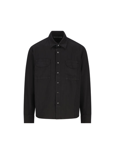 Camicia realizzata in lana vergine e cotone. MSH302A11 0638O999 MASSIMO OSTI STUDIO 