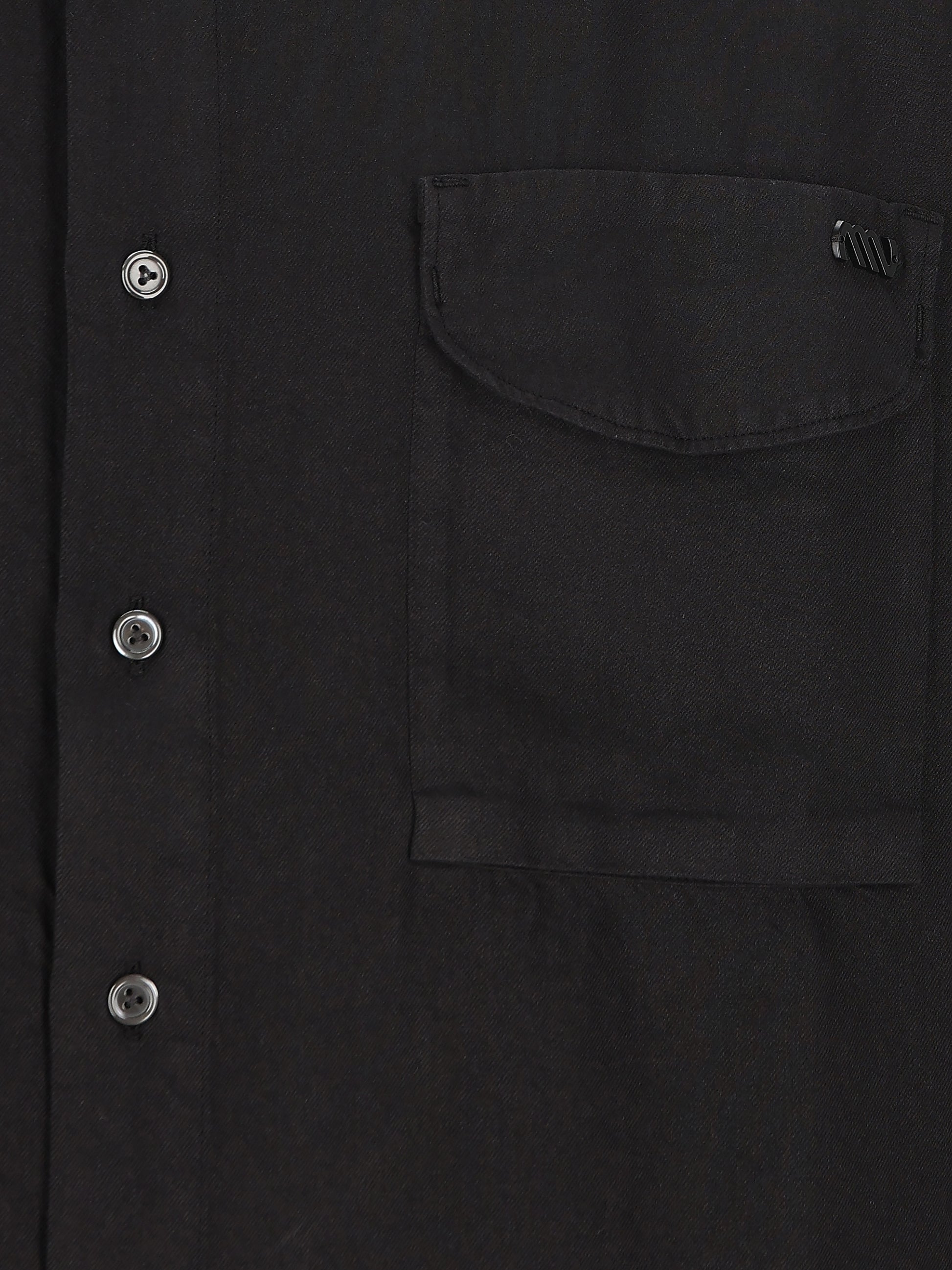 Camicia realizzata in lana vergine e cotone. MSH302A11 0638O999 MASSIMO OSTI STUDIO 