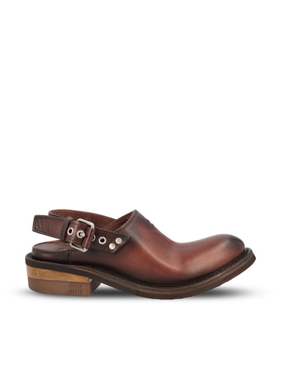 Sabot in pelle di vitello. 5R667E 5ODF0201 MIU MIU 