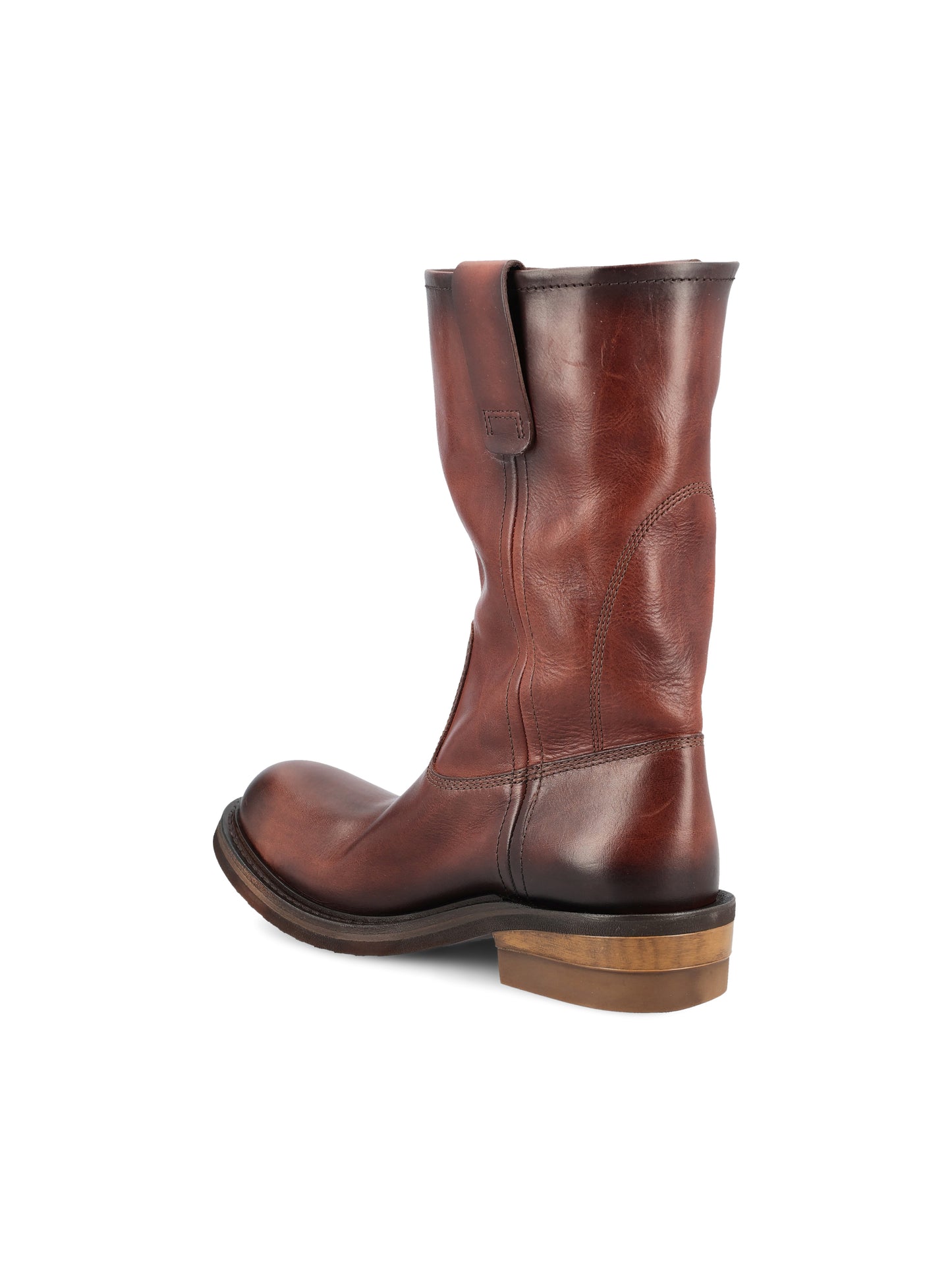 Stivali realizzati in pelle di vitello. 5U680E 5ODF0201 MIU MIU 