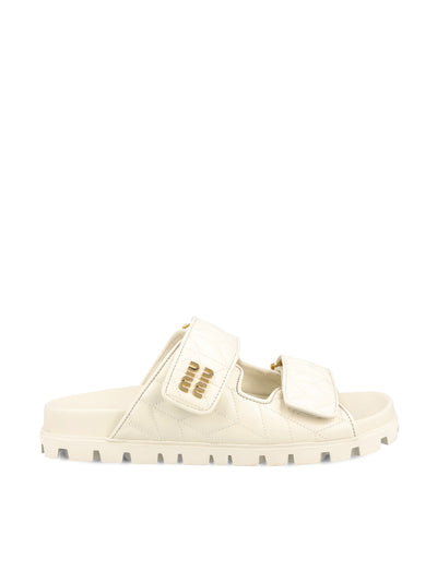 Sandali realizzati in pelle di agnello. 5XX640 88TF0009 MIU MIU 