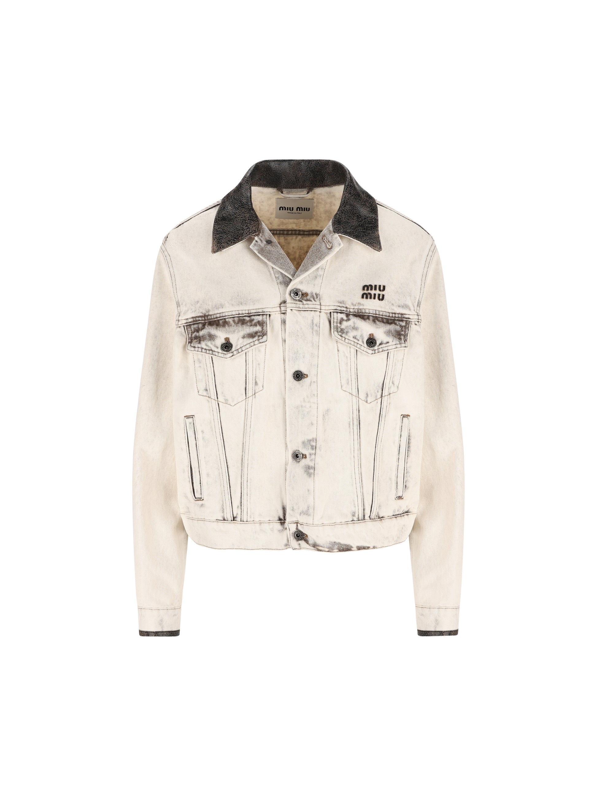 Blouson realizzato in cotone. GWB273 183TF0009 MIU MIU 
