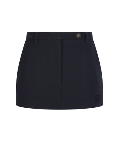 Minigonna realizzata in viscosa. MG2573 18FQF0008 MIU MIU 