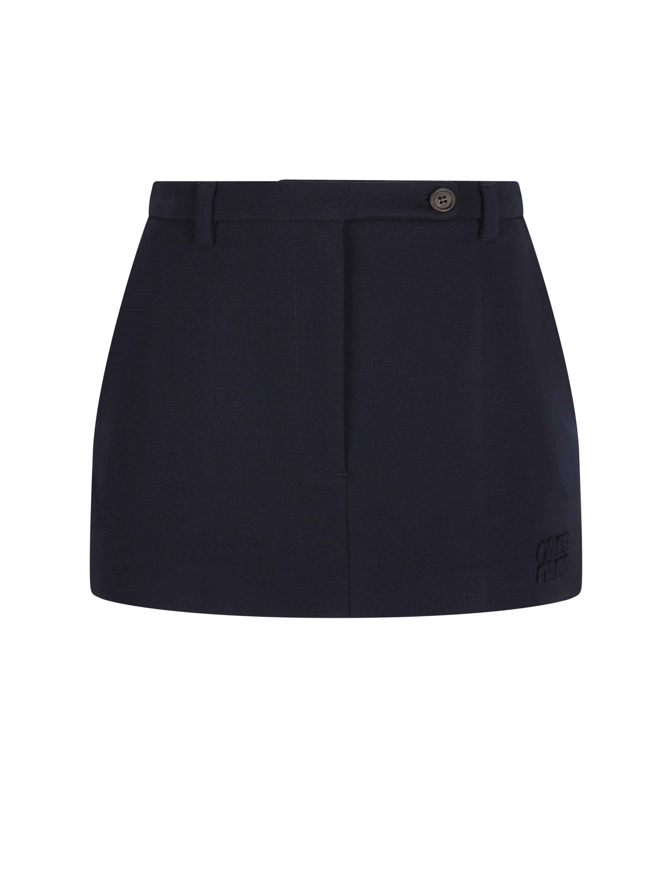 Minigonna realizzata in viscosa. MG2573 18FQF0008 MIU MIU 