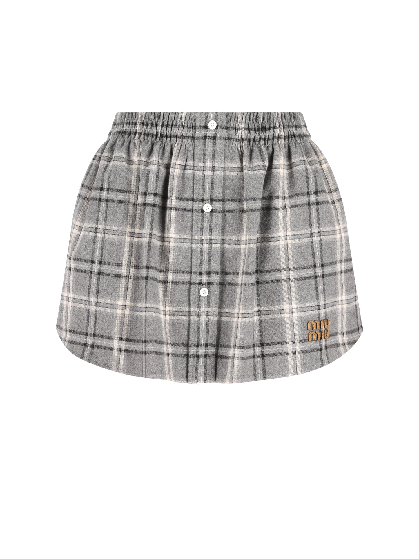 Minigonna realizzata in cotone. MG2603 1807F0480 MIU MIU 